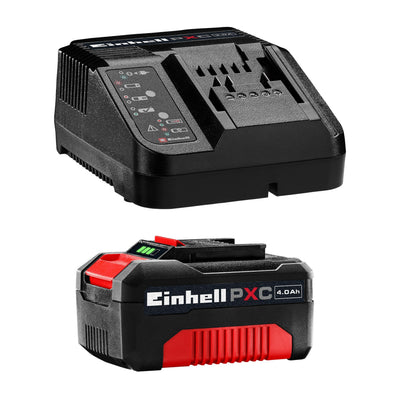 Einhell Kit Inicio Power-x-change 18VOLT 4AH, Charger Black/Red Battery + Charger — image 1