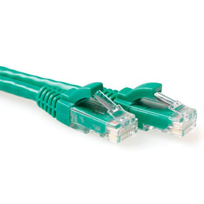 Green 15 Meter U UTP CAT.6A Patch Cable Snagless With RJ45 Connectors — image 1