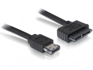 Delock Cable Esatap Slimline SATA13 Pin 1,0M