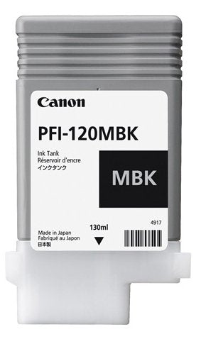 Canon Cartridge Ink Black Matte PFI-120 Black Matte/ Compatible Plotter Canon TM-200, TM-205, TM-300, TM-305.