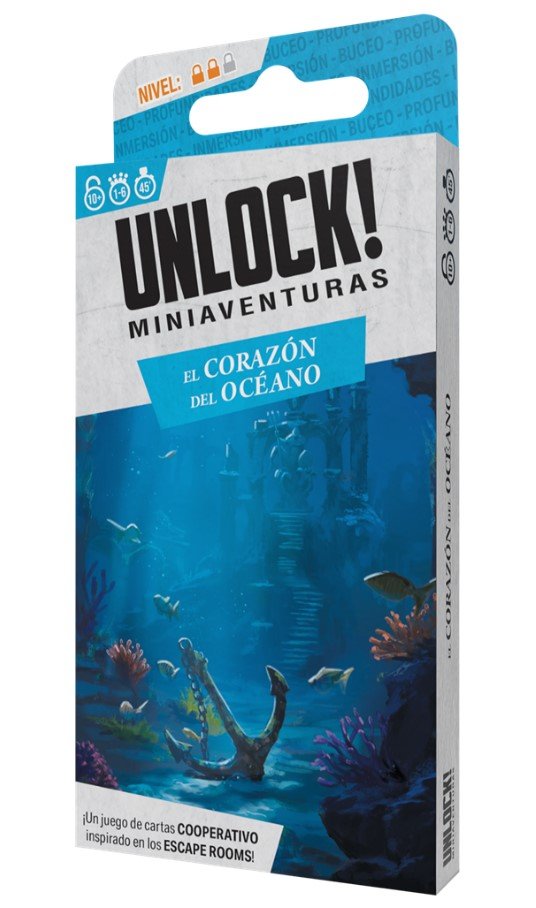 Set Of Desk Unlock Mini Corazón Océano