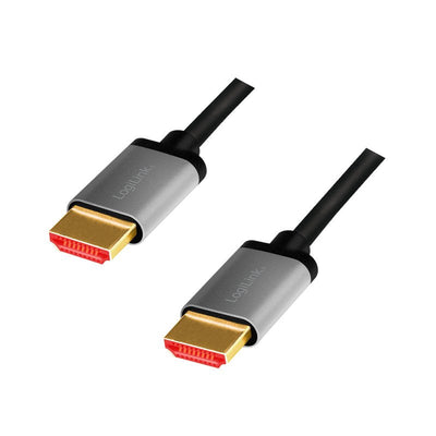 Logilink CHA0106 HDMI Cable a/M To a/M 8K/60HZ Alu Black/Grey 3M — image 1