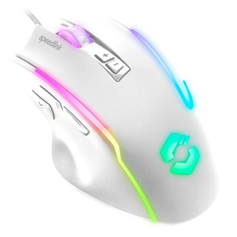 Speedlink Decus Nx RGB Gaming Mouse, White