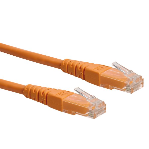Roline Network Cable KAT.6 Class Y UTP Naranja 0,3M