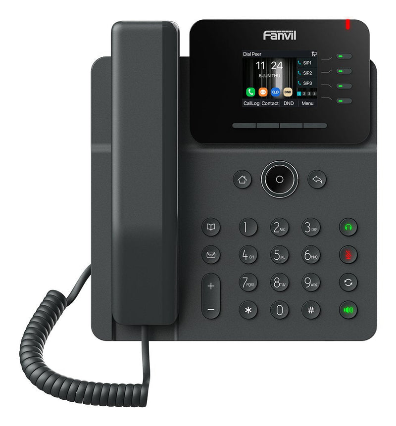 Fanvil Phone V61W IP Black 4 Líneas LCD Wi-Fi