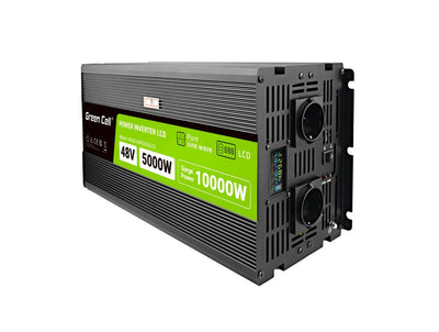 Green Cell Powerinverter LCD 48V 5000W/10000W Car Inverter With Display - Pure Sine Wave — image 1