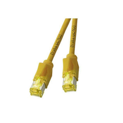 Efb RJ45 Network Cable CAT.6A S FTP Lszh Draka UC900 TM31 Yellow 0,25M — image 1