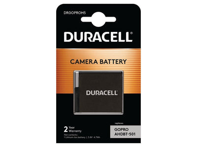 Duracell Action Camera Battery 3.8V 1250MAH Gopro HERO5 HERO6 HERO7 DRGOPROH5 — image 1