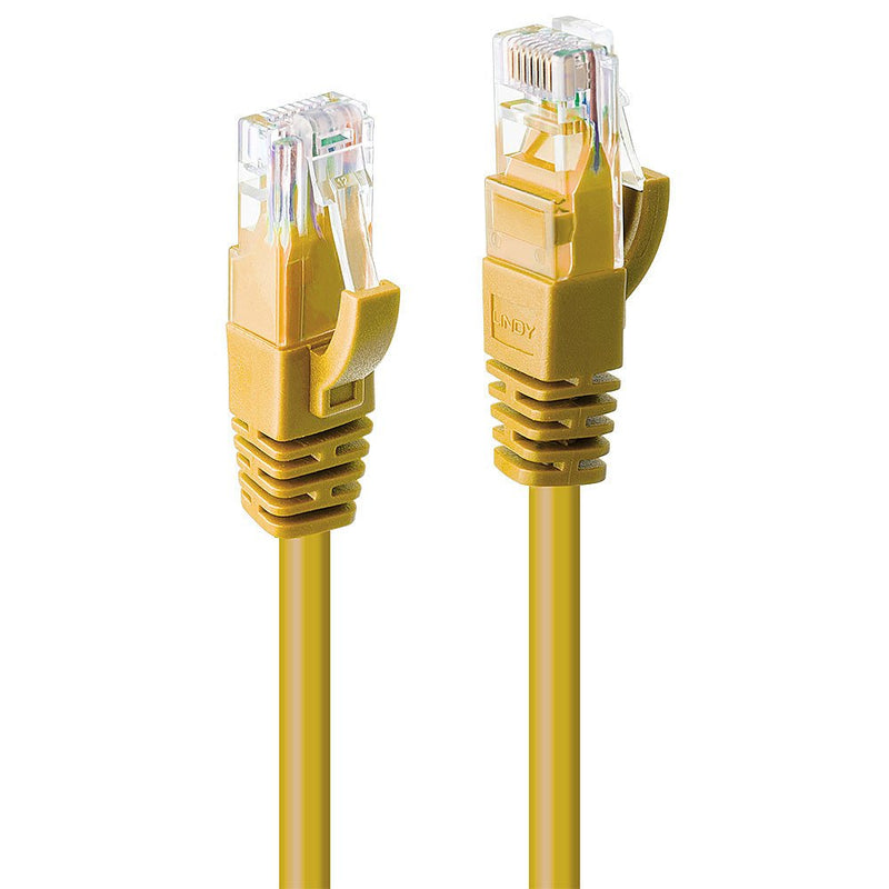 Lindy U/UTP Patchcord CAT.6. Cu. Yellow. 0.5M