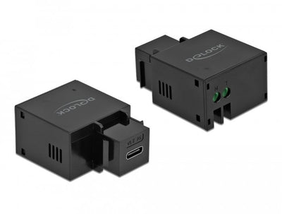 Delock Módulo Keystone With Port Charging USB Type-c, 2,1A, Black — image 1
