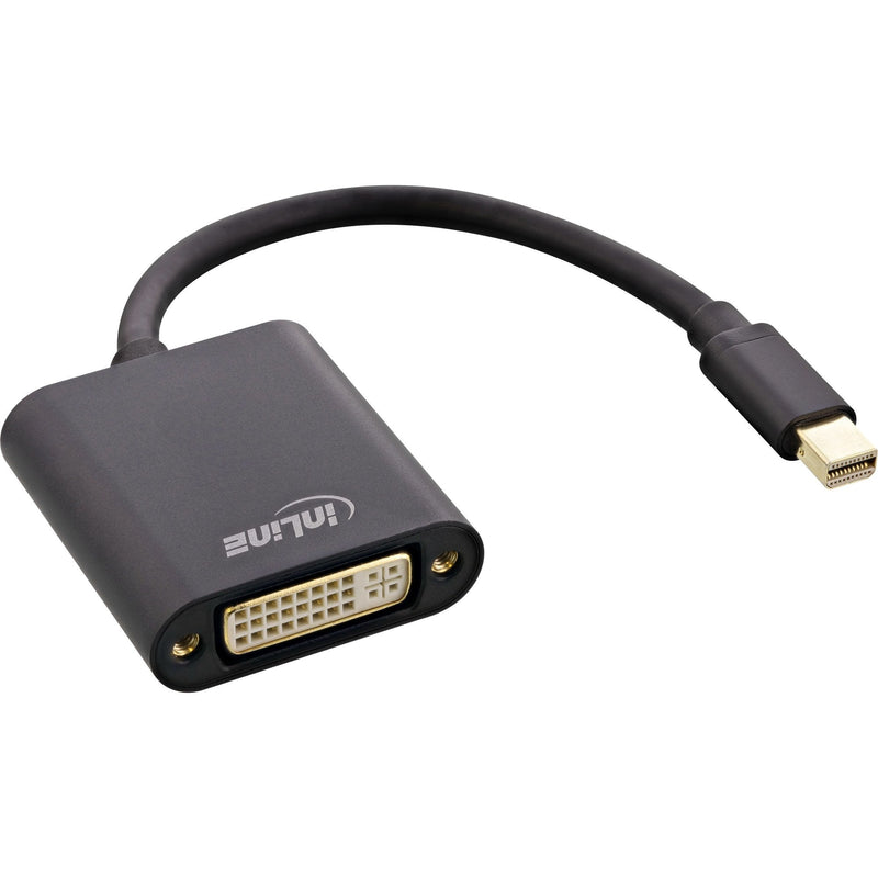 Inline Adapter Mini DisplayPort Male a DVI-d 24 + 1 Female Black 0,15M
