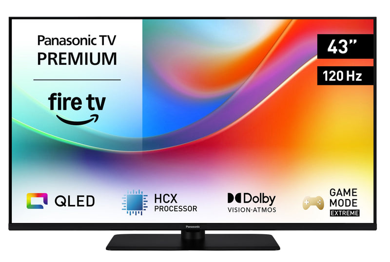 Panasonic TV 43 (3840X2160) TV-43W85B 16:9 4K QLED 120HZ Fire TV Hdr Dolby Atmos