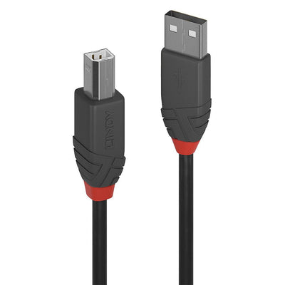Lindy 36676 USB Cable 7,5M 2.0 USB a USB B Black — image 1