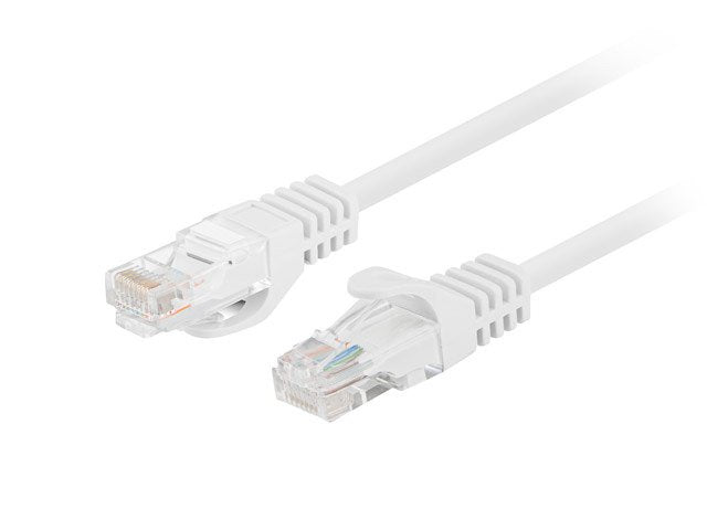 Lanberg Network Cable CAT.5E UTP 3M White 10-PACK