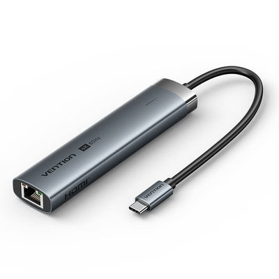 Vention Docking USB Type-c Tgnhb 1x USB 3.2 Type-c 2x USB 1x HDMI 1x RJ45 1x USB Type-c Pd — image 1
