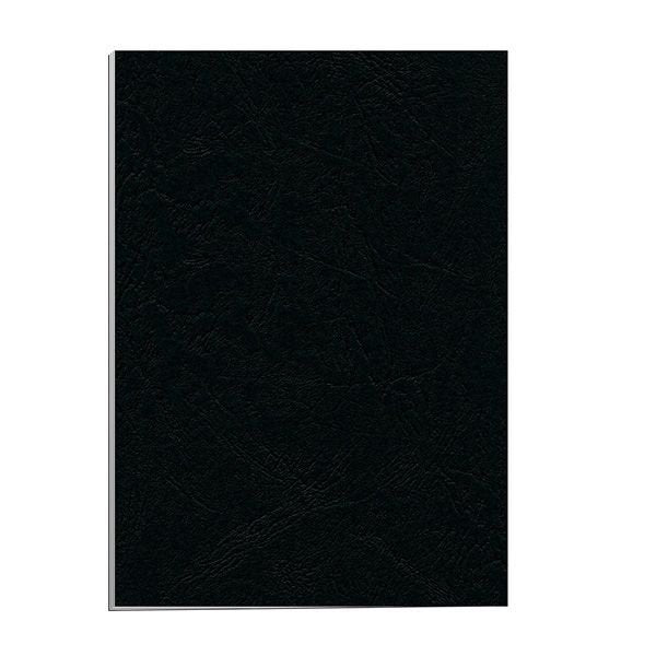 Fellowes Pack 50 Portadas Carton Extra Rigido Black 5135701 Size A4 750 Gramos No Aptas Encuadernadoras Termic