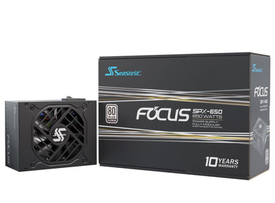 Power Supply PC Black 4X Pcie, Gestión Cables, 650 Watts FOCUS-SPX-650 — image 1