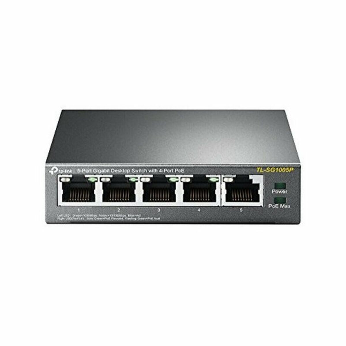 Tp-Link Desktop Switch Tp-Link Tl-Sg1005P Lan Poe