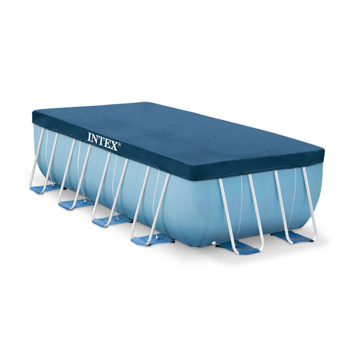 Intex Swimming Pool Cover Intex 28037 4 X 2 M Blue Navy Blue