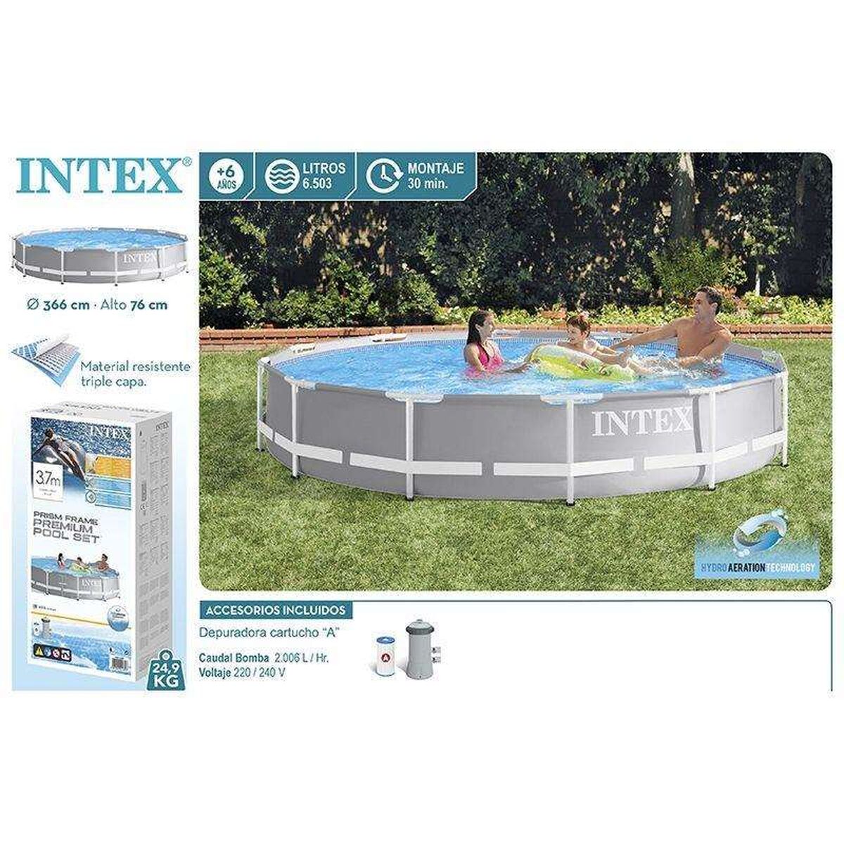 Intex Removable Pool Intex 26712 Treatment Plant For Swimming Pool (Refurbished A)