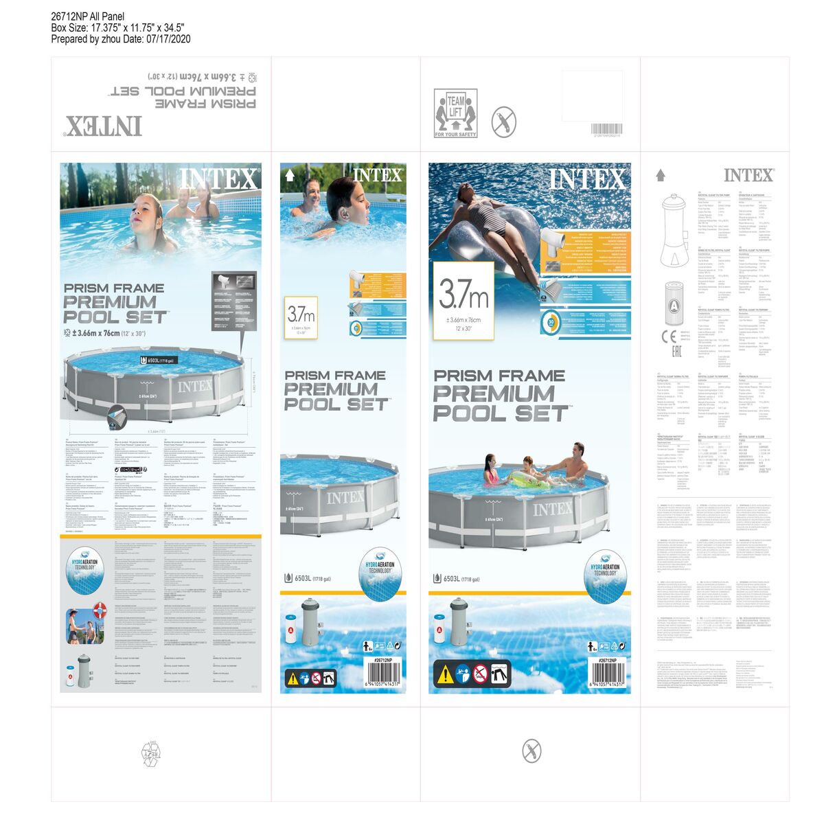 Intex Removable Pool Intex 26712 Treatment Plant For Swimming Pool (Refurbished A)