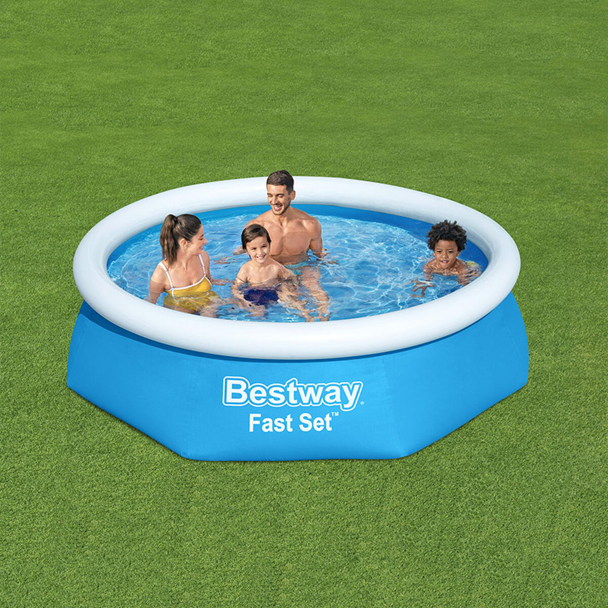 Bestway Inflatable Pool Bestway Blue 1880 L 244 X 61 Cm
