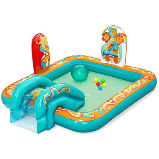 Bestway Inflatable Pool Hippie Play Park 193X152X74 Cm +2 Years Garden 53164