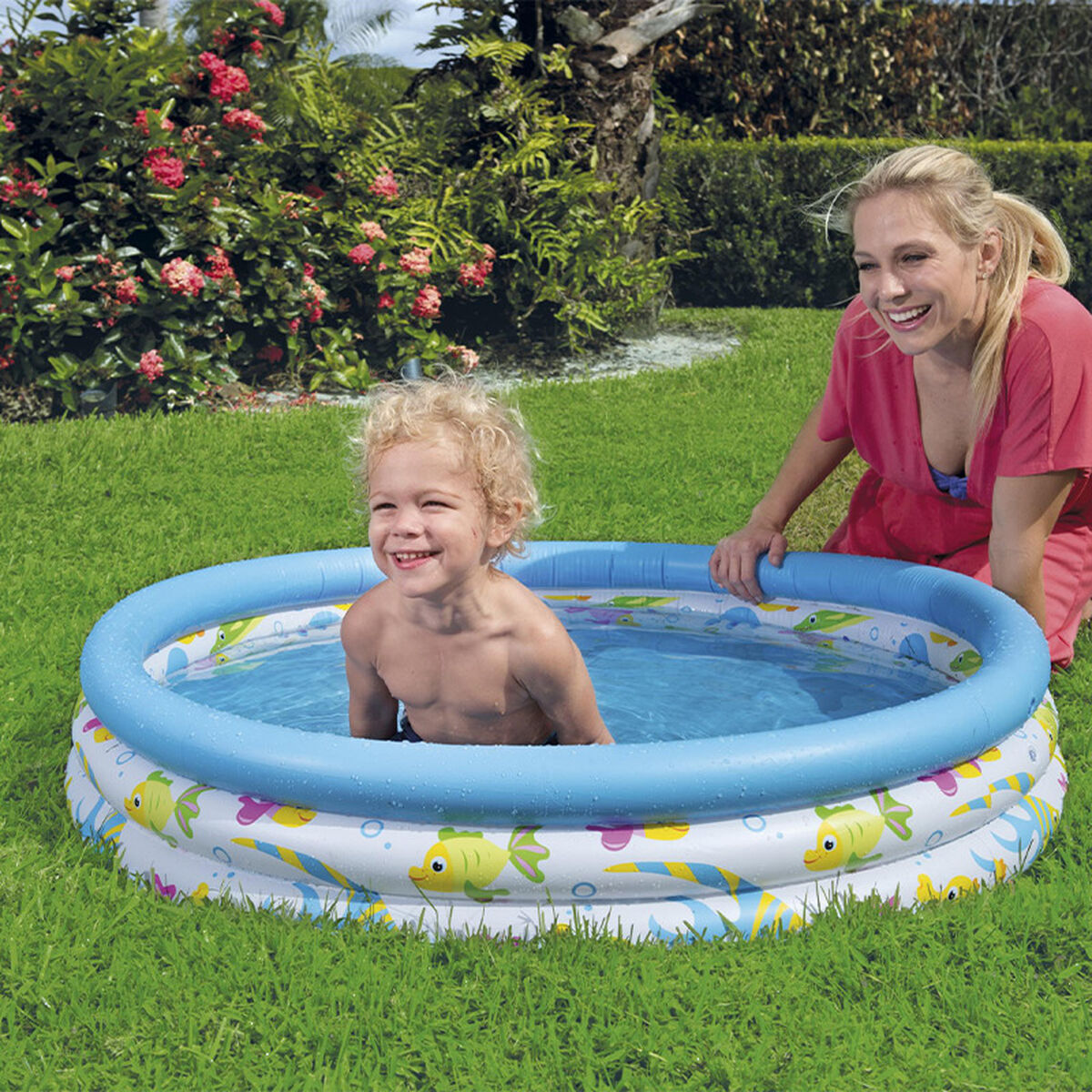 Bestway Inflatable Paddling Pool For Children Shine Inline 102 X 25 Cm