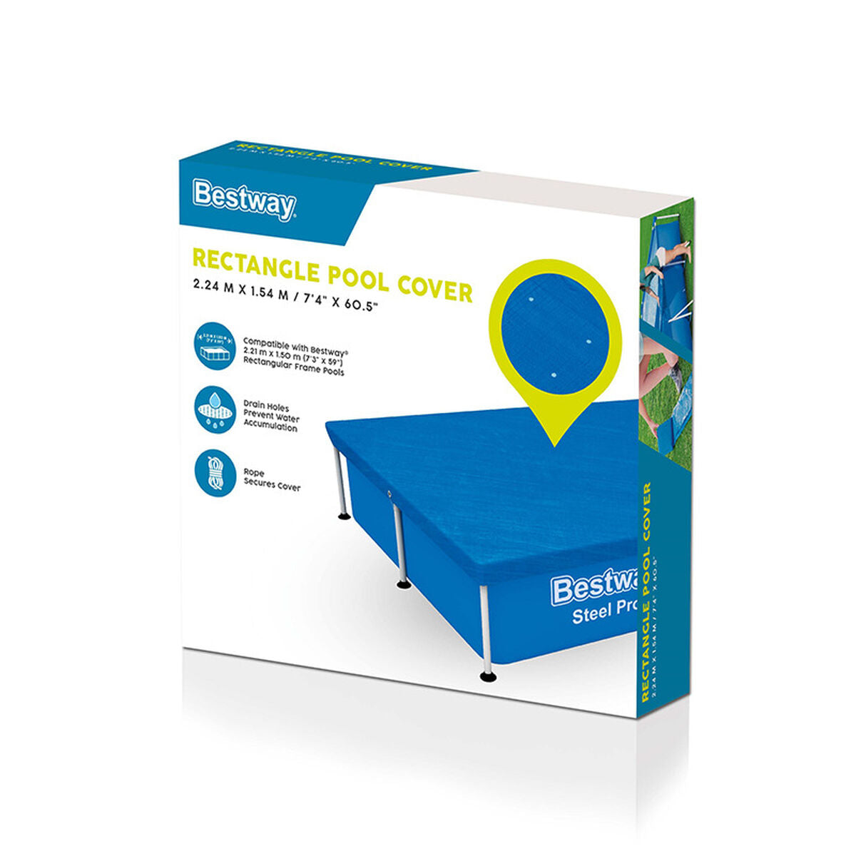 Bestway Swimming Pool Cover Bestway Blue 221 X 150 Cm
