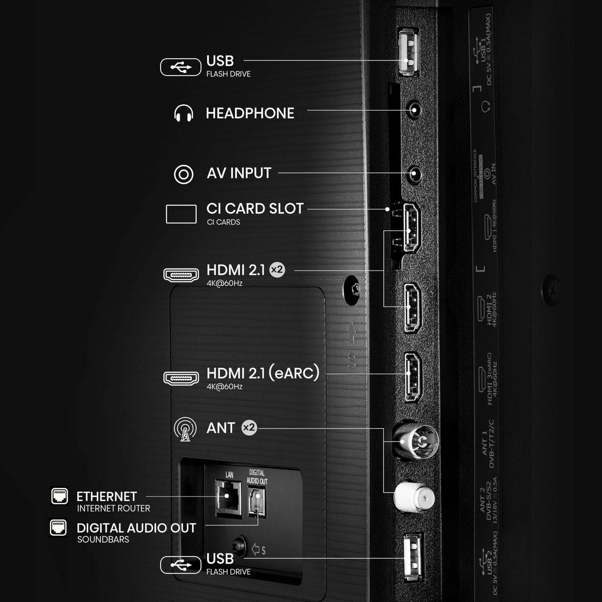 Hisense Smart Tv Hisense 65A6Q 65" 4K Ultra Hd Led Hdr D-Led