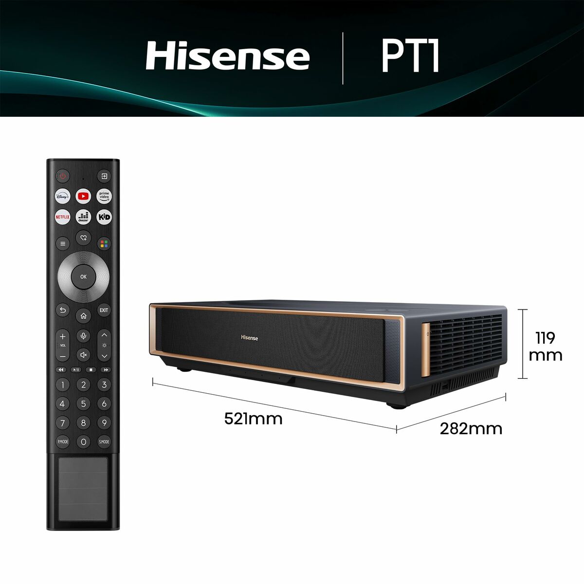 Hisense Projector Hisense Pt1 4K Ultra Hd 3840 X 2160 Px