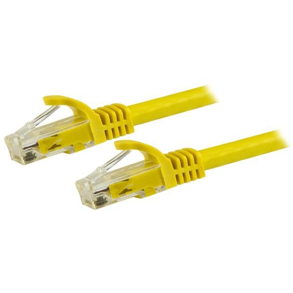 StarTech.com Cable 1,5M CAT.6 Ethernet Network Yellow - RJ45 Without Enganches - 24AWG, 1,5M, CAT.6, U/UTP (UT
