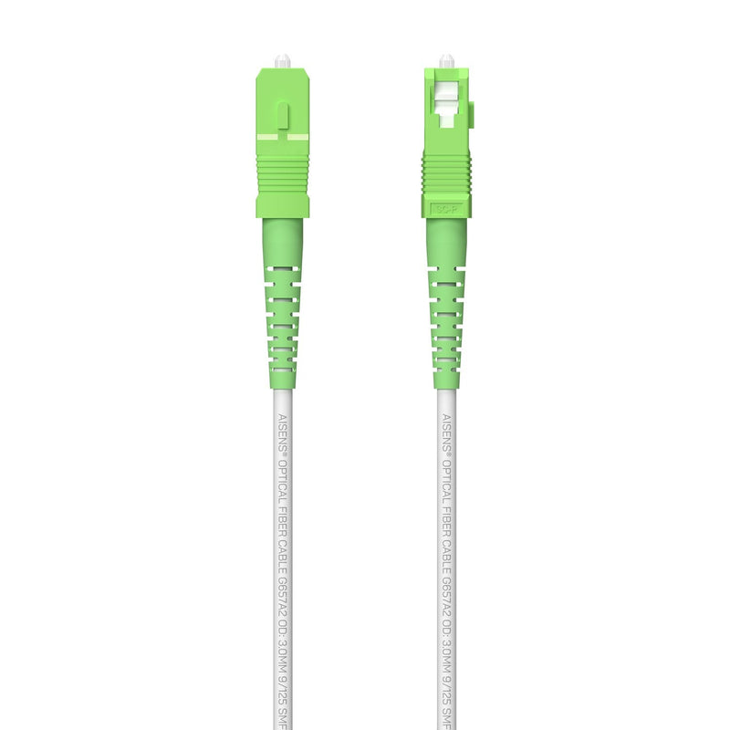 Aisens Cable Fibre Optic G657A2 3.0 9/125 Smf Simplex Cpr Dca Lszh - Sc/Apc-sc/Apc - 250M - White