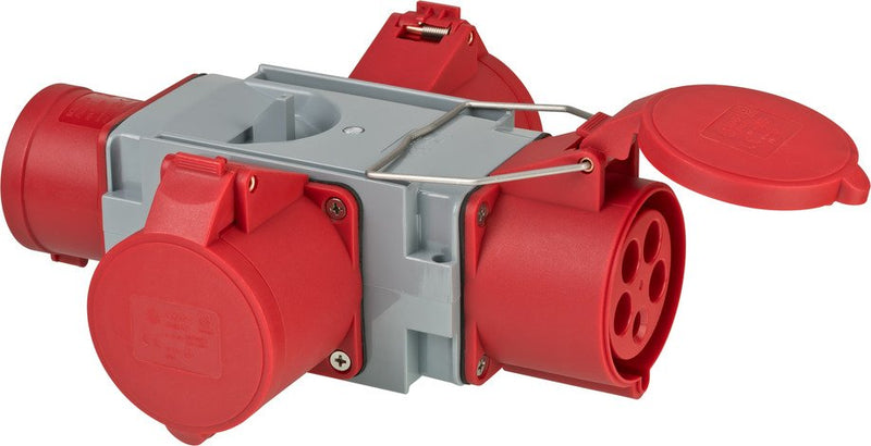 Brennenstuhl 1081670 Adapter Plug Eléctrico Grey Red