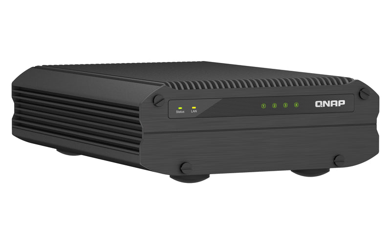 QNAP TS-I410X Server NAS 4 Compartimentos SATA 6GB/S RAID 0 1 5 6 10 Jbod RAM 8GB 10 Gigabit Ethernet Iscsi Su