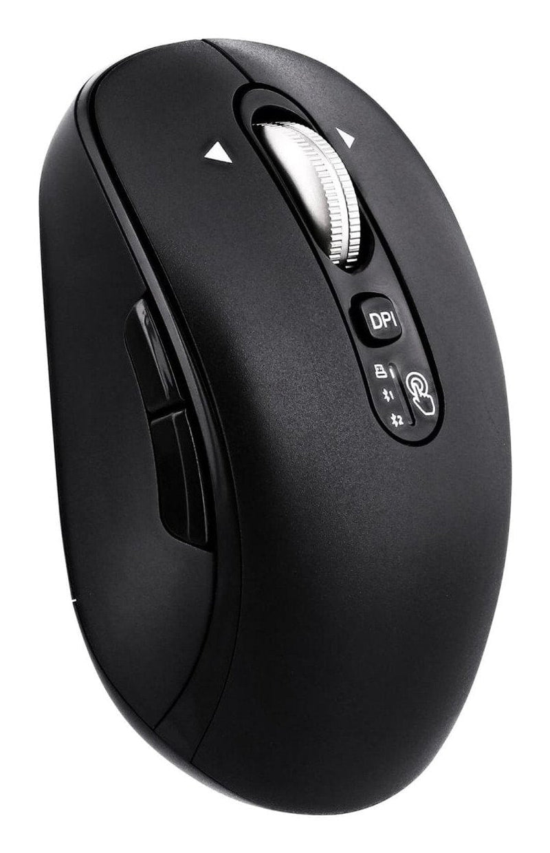 Tnb Infinitemn - Rechargeable Wireless Mouse With Dual-function Scroll Wheel - Black