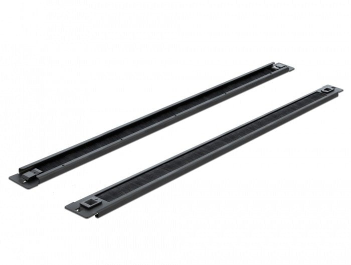 Digitus 19 Panel Gestión Cables Barra Escobilla Without Tools 1 U Black