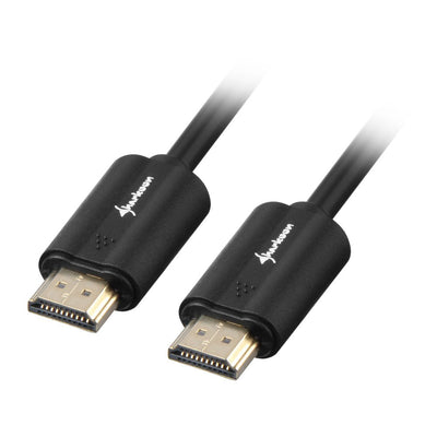 Sharkoon HDMI/HDMI 4K, 7.5M HDMI Cable 7,5M HDMI Type a Standard Black — image 1