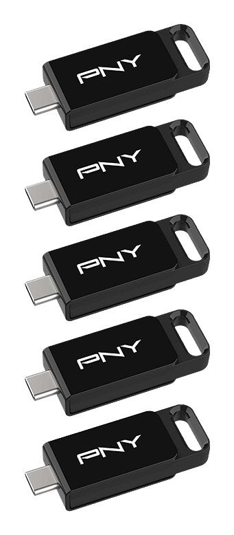 Pny Usb-mick 64GB Elite USB 3.2 Type-c 5-PACK Retail
