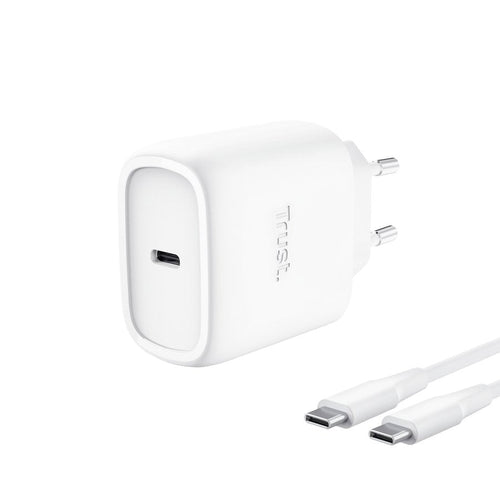 Trust Wall Charger GaN Maxo 45W Compatible With Apple 1x USB Type-c Includes USB Cable Type-c 45W — image 1