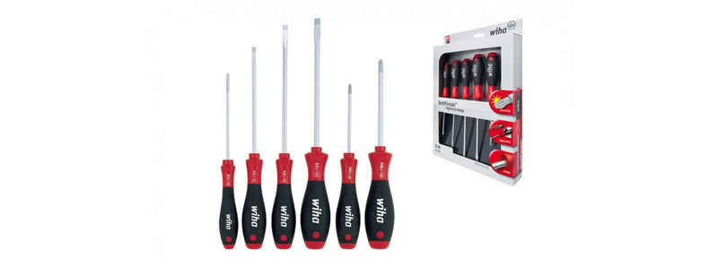 Wiha Set Of Screwdrivers Softfinish, 6 Pieces 7152