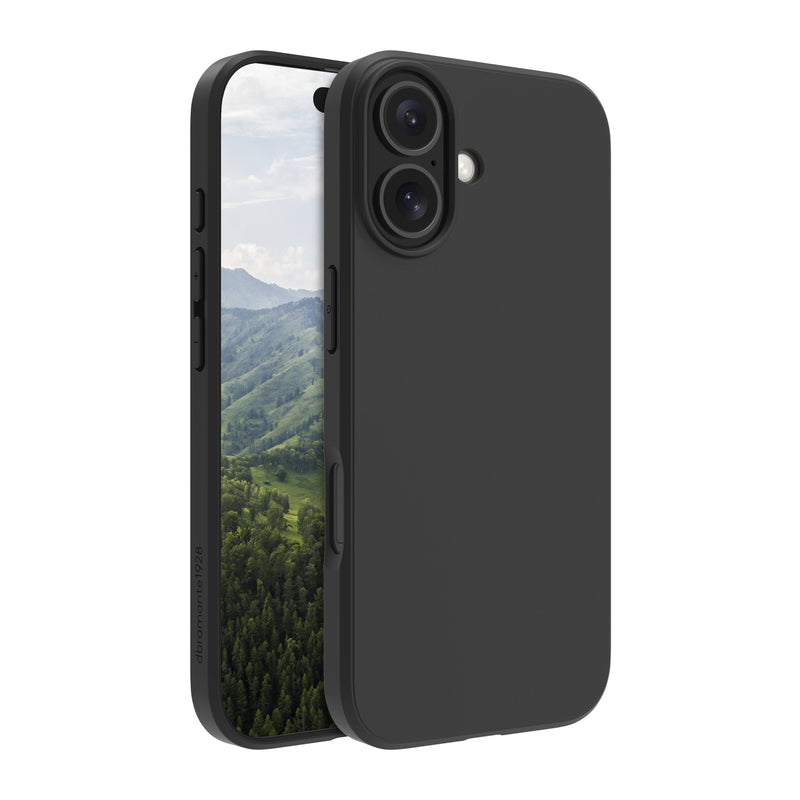 DBRAMANTE1928 Nuuk Housing Rear Phone Mobile Phone Thick Plastic Black Apple Iphone 17