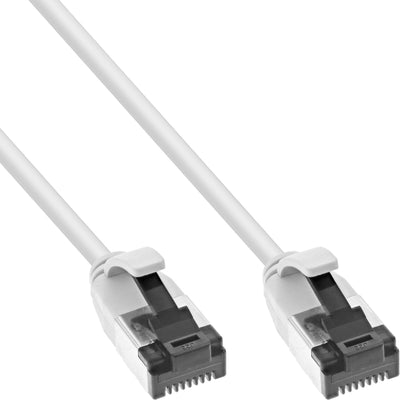 Inline® Network Cable Slim, U/FTP, CAT.8.1, Tpe Halogen-free, White 7.5M — image 1