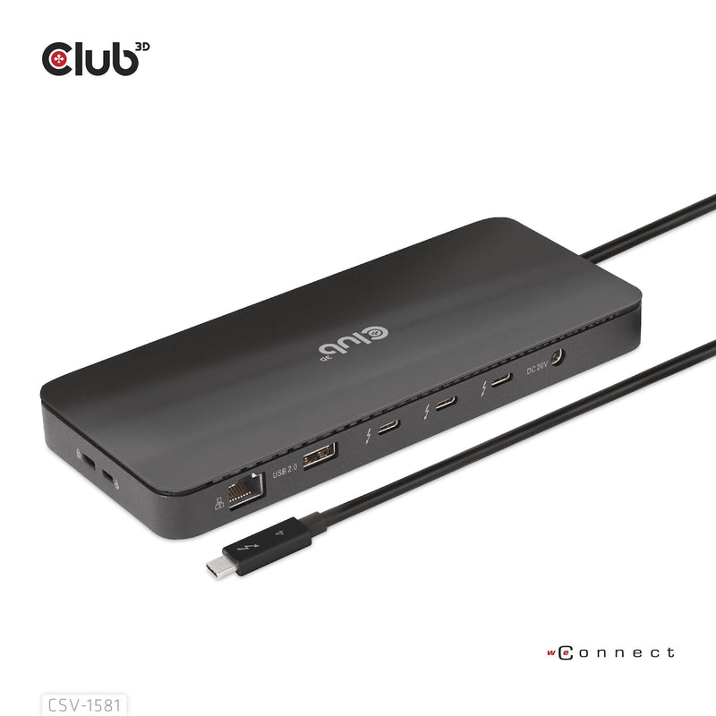 CLUB3D THUNDERBOLT4 11-IN-1 Hub 3XTHUNDERBOLT 3x USB M H Retail