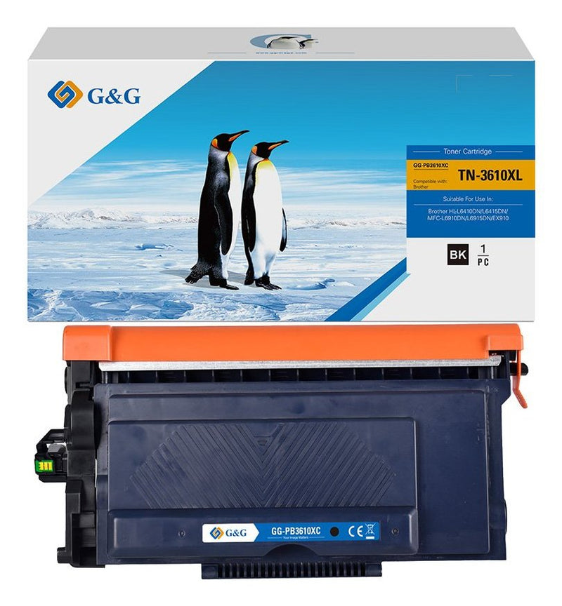 G&g Toner Xxl-compatible With Brother TN-3610XL