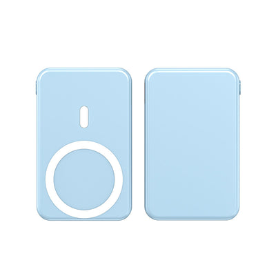 Magnetic Suction Wireless Charging Treasure Large Capacity Folding Bracket Mobile Power Supply