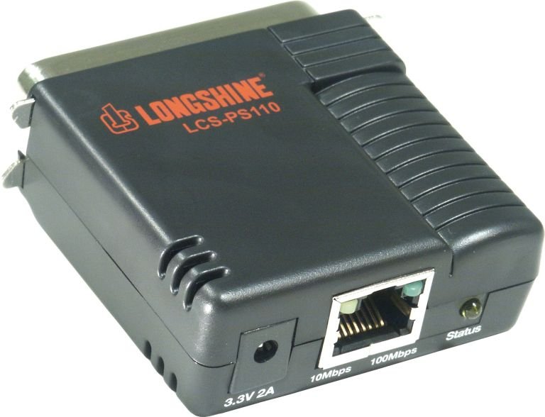 Longshine Server Printing 10 100 1X Adminimración Paralela Small Web.