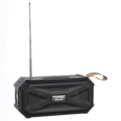 Solar-Powered Flashlight Bluetooth Speaker