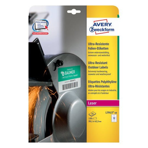 Avery Zweckform Resistant Folienetiketten 99,1 X 42,3MM — image 1