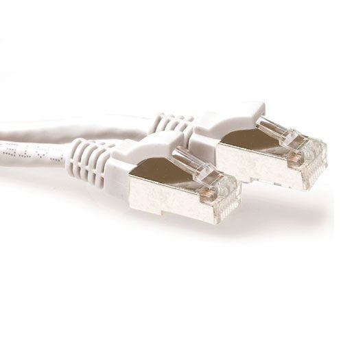 White 5 Meter Lszh SFTP CAT.6A Patch Cable Snagless With RJ45 Connectors